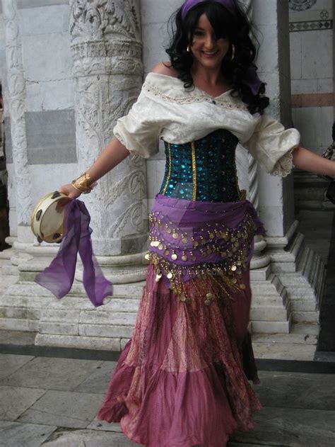 Esmeralda is a character from disney's the hunchback of notre dame. her main outfit throughout the movie is a flowing gypsy costume. 20 best Esmeralda Cosplay images on Pinterest | Esmeralda disney, Costume ideas and Disney ...