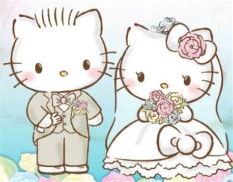 Hello Kitty And Dear Daniel Wedding Coloring Pages