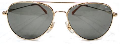 Ao Eyewear General Pilot Sunglasses Gold Aircraft Spruce