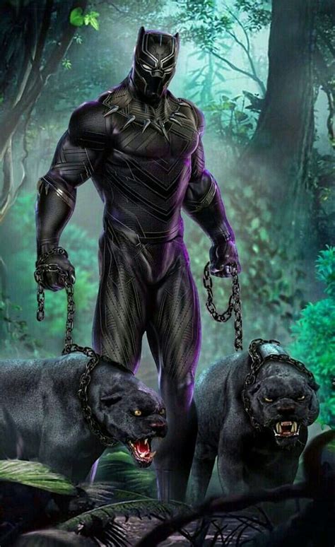 Pantera Negra Black Panther Marvel Marvel Wallpaper Hd Black
