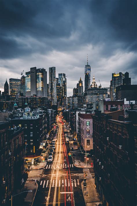 Skyline City Scenery Photo Free City Image On Unsplash New York