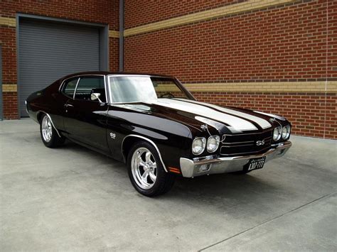 1970 Chevrolet Chevelle Ss Classic Black Muscle Car