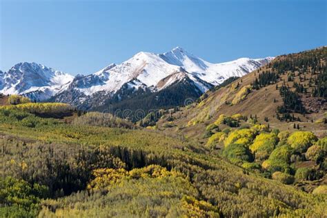 Elk Mountains Within The White River National Forest Colorado Stock