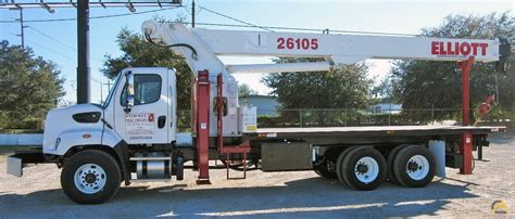 26t Elliott 26105f Boom Truck Crane For Sale Trucks Hoists And Material