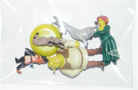 Shrek Mini Toy Figure Playset With Shrek Fiona Puss In Boots Donkey