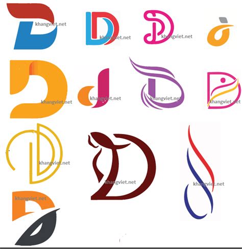 Logo Chữ D Cách điệu đẹp Thiết Kế Web Logo Danh Thiếp đẹp Chuyên