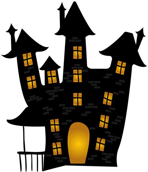 Download Ghost Scary Halloween House Free Clipart Hq Clipart Png Free