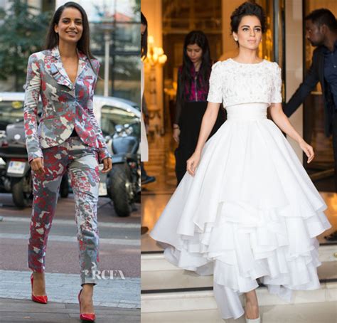 Kangana Ranaut In Prabal Gurung And Ralph And Russo Couture ‘queen Paris