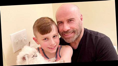 John Travolta Shares Rare Photo With Son While Introducing New Family Cat WSTale Com