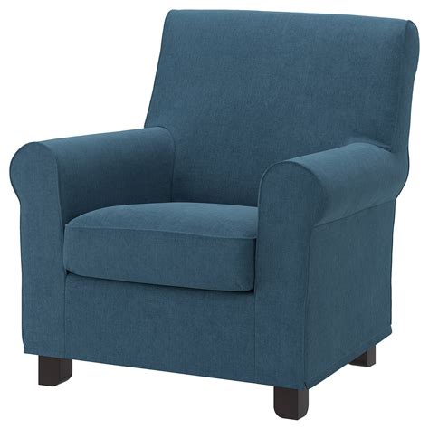Product details the timeless design of vedbo makes it easy to place in various room settings and coordinate with other furniture. GRÖNLID Armchair - Tallmyra blue - IKEA