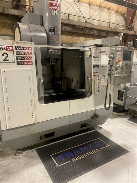 Haas Vf 2ss Cnc Vertical Machining Center With 4th Axis Rotary Table