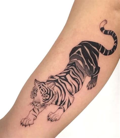 10 Best Crouching Tiger Tattoo Designs PetPress Tiger Tattoo
