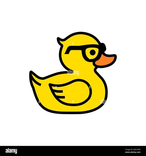 Duck With Sunglasses Stock Vector Images Alamy