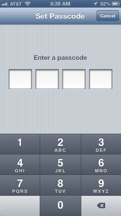How To Set A Passcode On Lock Screen Of Iphone 5