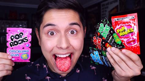 Asmr Eating Pop Rocks Cracking And Popping Tingles Youtube