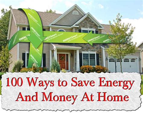 Tips to improve the energy rating of your home. 100 Ways to Save Energy And Money At Home