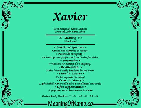 What Is The Meaning Of Xavier In The Bible Mastery Wiki
