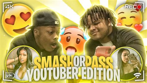 Extreme Smash Or Pass Female Youtuber Edition😍 Youtube