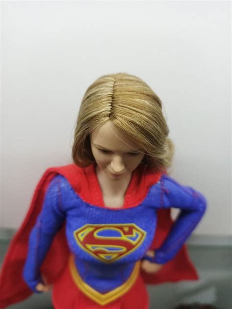 1 6 Scale Supergirl Female Headsculpt Super Duck For Tbleague Phicen 12 Inch Head Hobbies