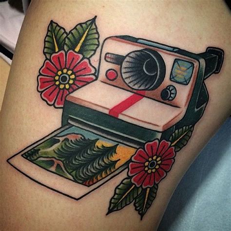 Tattoodo On Instagram Love This Traditional Polaroid Camera Made By