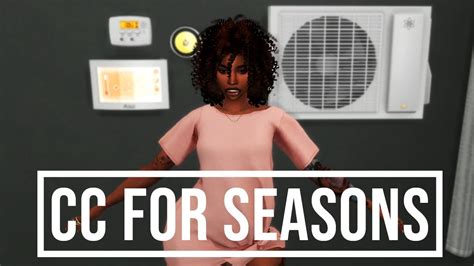 Sims 4 Seasons Custom Content Showcasenew Thermostatsfire Hydrant