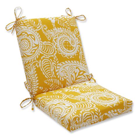 Collapsible reclining sun chair backpacking patio pool lounger lightweight. 36.5" Addie Yellow and White Paisley Squared Outdoor Patio ...