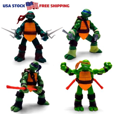Teenage Mutant Ninja Turtles Classic Collection Tmnt 4pcs Action