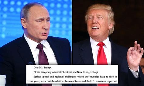 trump gets very nice letter from putin who wishes him a merry christmas daily mail online