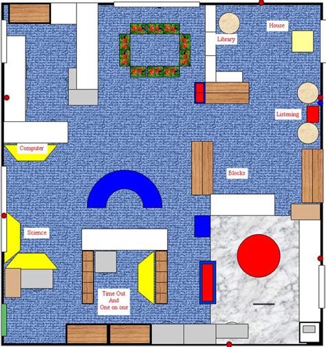 Preschool Classroom Layout Classroom Floor Plan Transitional
