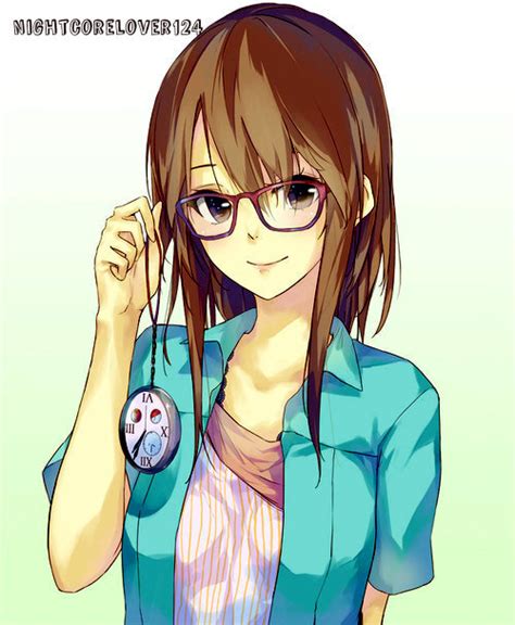 Geeky Anime Girl By Nightcorelover124 On Deviantart