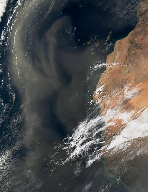 Saharan Dust Over The Atlantic