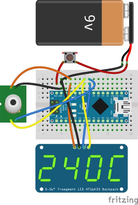 Diy Infrared Thermometer Using Arduino And Mlx90614 Ir 51 Off