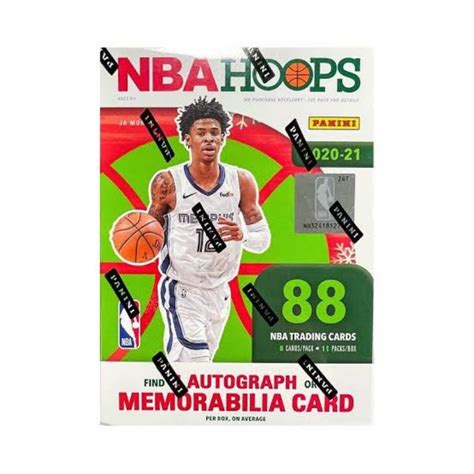 2020 21 Panini Hoops Winter Blaster Box Basketball NBA Cards Shopee