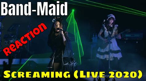 Band Maid Screaming Reaction Live 2020 Drummer Reacts Youtube