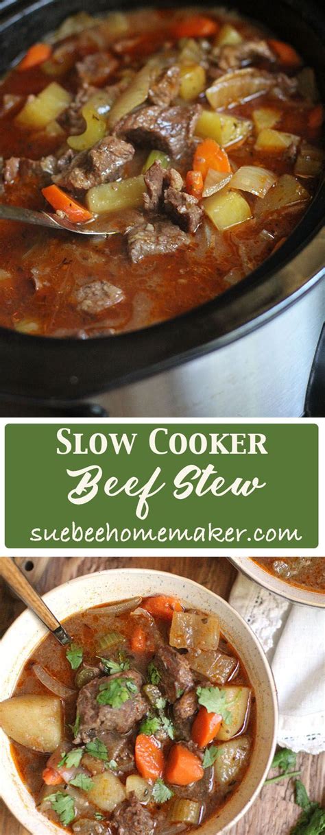 Slow Cooker Beef Stew Recipe Slow Cooker Beef Stew Slow Cooker