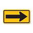 Single Head Arrow Symbol Sign W1 6  Standard Traffic Signs TAPCO