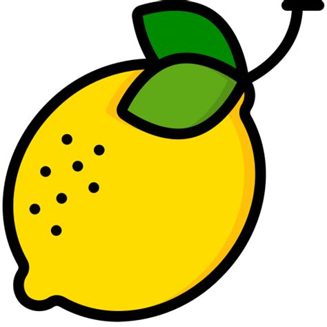 Lemon Basic Miscellany Lineal Color Icon