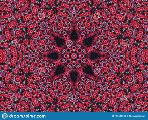 Abstract Mandala Seamless Texture For Design And Background Stock Photo