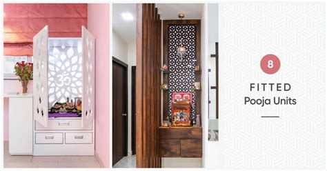Pooja Units That Can Fit Into Any Nook And Corner Small Kitchen Cabinets