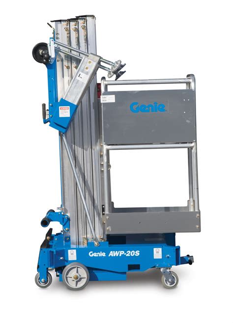Genie Portable Aerial Lift Oal 49 In H 26ft Ac 38r202awp 20s Ac