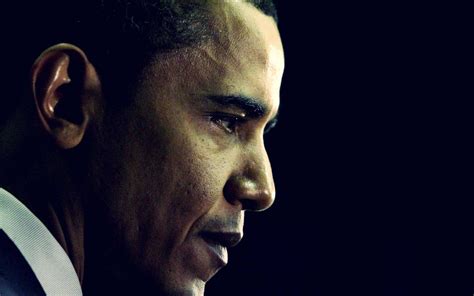 Download Barack Obama Side View Male Face Wallpaper
