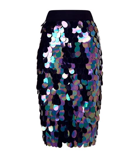 milly milly cloth blue sequin skirt sequin pencil skirt blue pencil skirts knee length