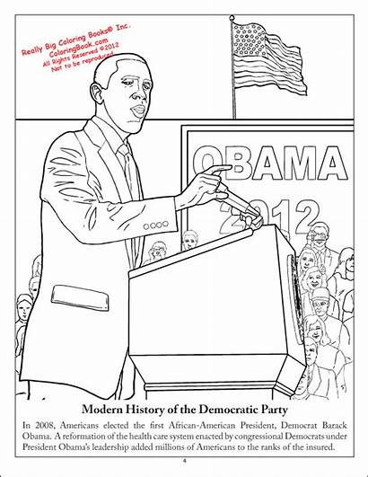 Democratic Coloring Party Immigration Books Sheet Democrat