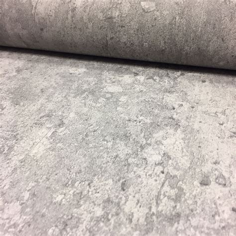 Brick Slate Stone Concrete Wallpaper Grey Paste The Wall Textured Vinyl