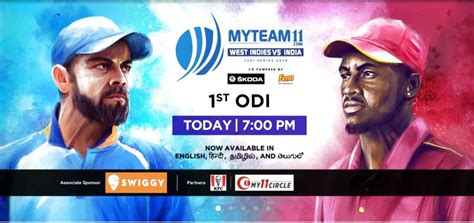 India Vs West Indies Live Streaming Hotstar Dsports Sony Ten 3 Sports