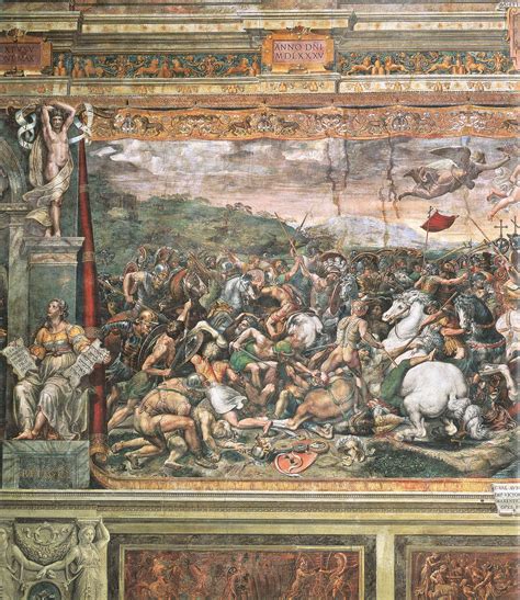 Laminated Poster Romano Giulio Constantines Victory Over Maxentius