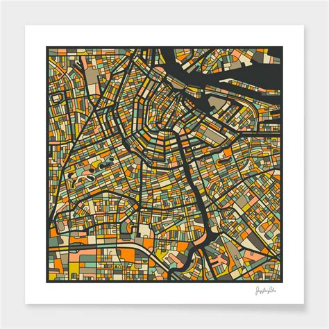 Amsterdam Art Print By Jazzberry Blue Numbered Edition From 249