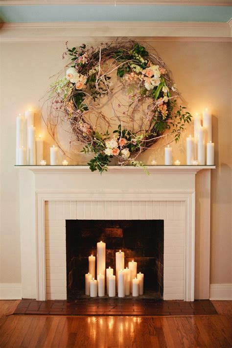 Decorating Your Mantelpiece For Spring Romantic Home Decor Candles