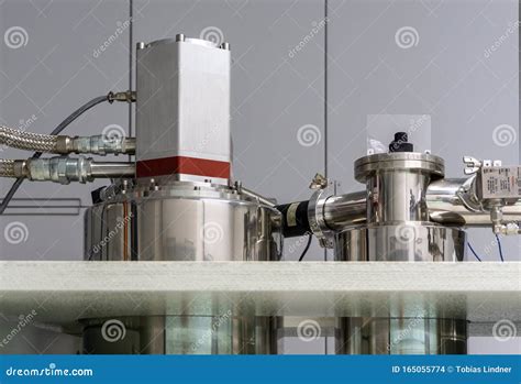 Cooling Unit Of An Mri Cold Head For Helium Cooling Stock Photo