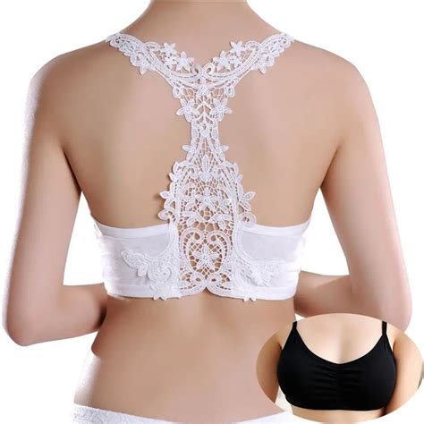 Buy Women Sexy Lace Bralette Bra Bustier Crop Top Cropped Blusas Halter Tank